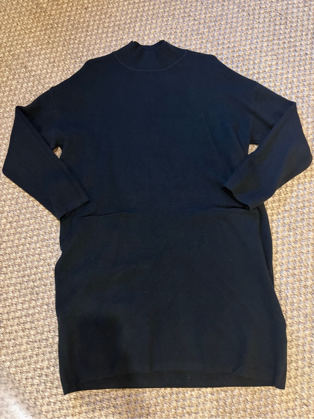 PINCH Black Turtleneck Sweater Dress